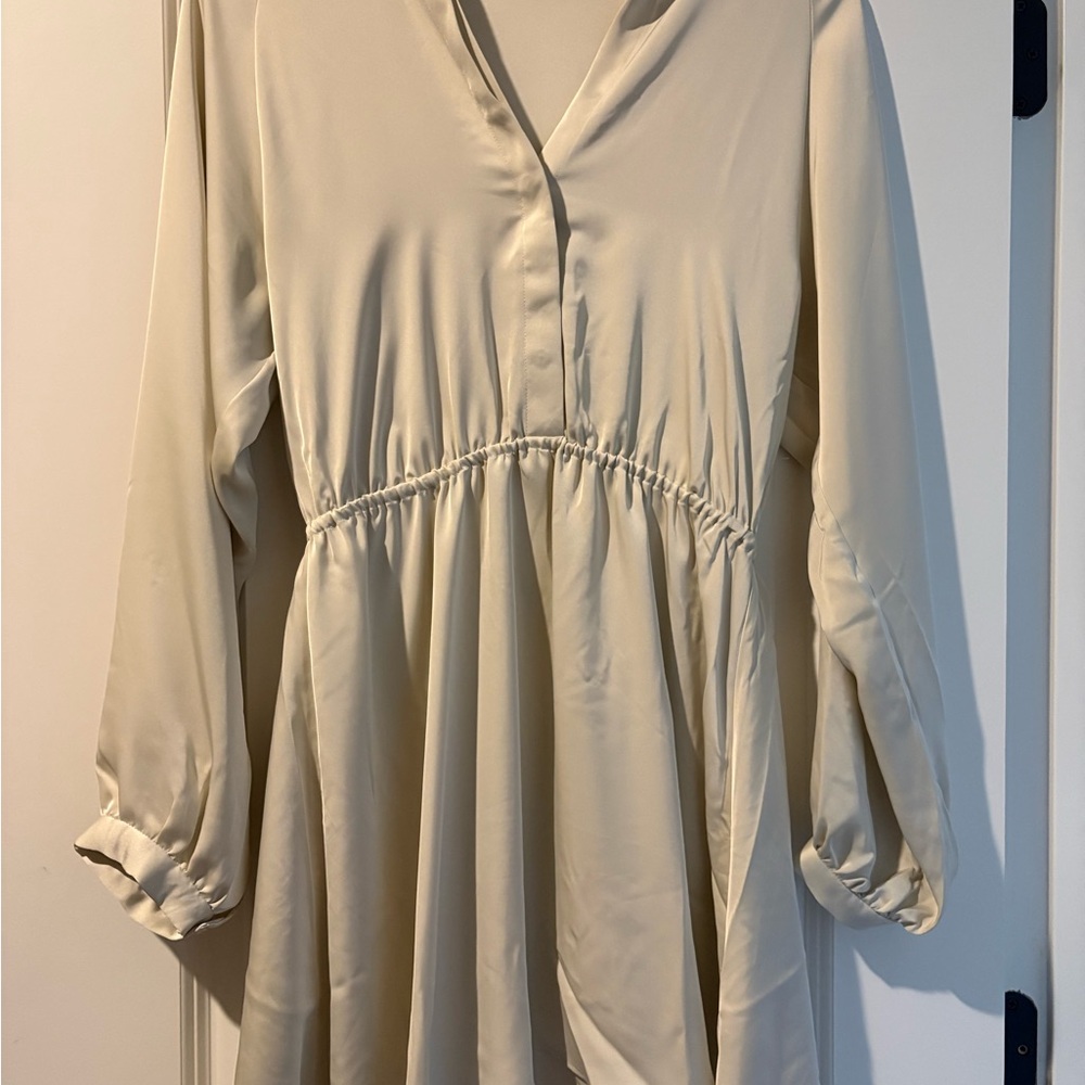 Aritzia Babaton Cream Dress